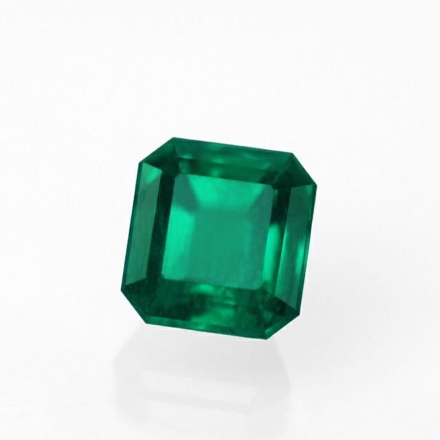 5165 コロンビアムゾー鉱山エメラルド0.48ct(中央宝石研究所宝石鑑別書付)