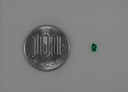 コロンビア産無処理エメラルド(ノンオイル)0.17ct(GRS宝石鑑別書付)