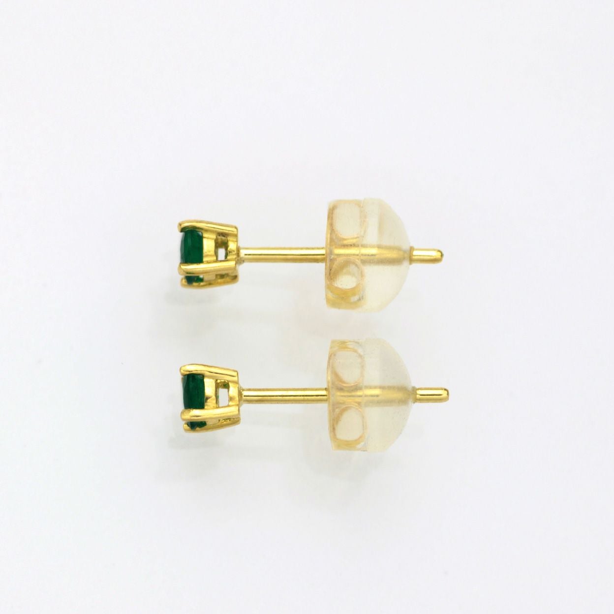 コロンビア産エメラルドK18ゴールドピアス