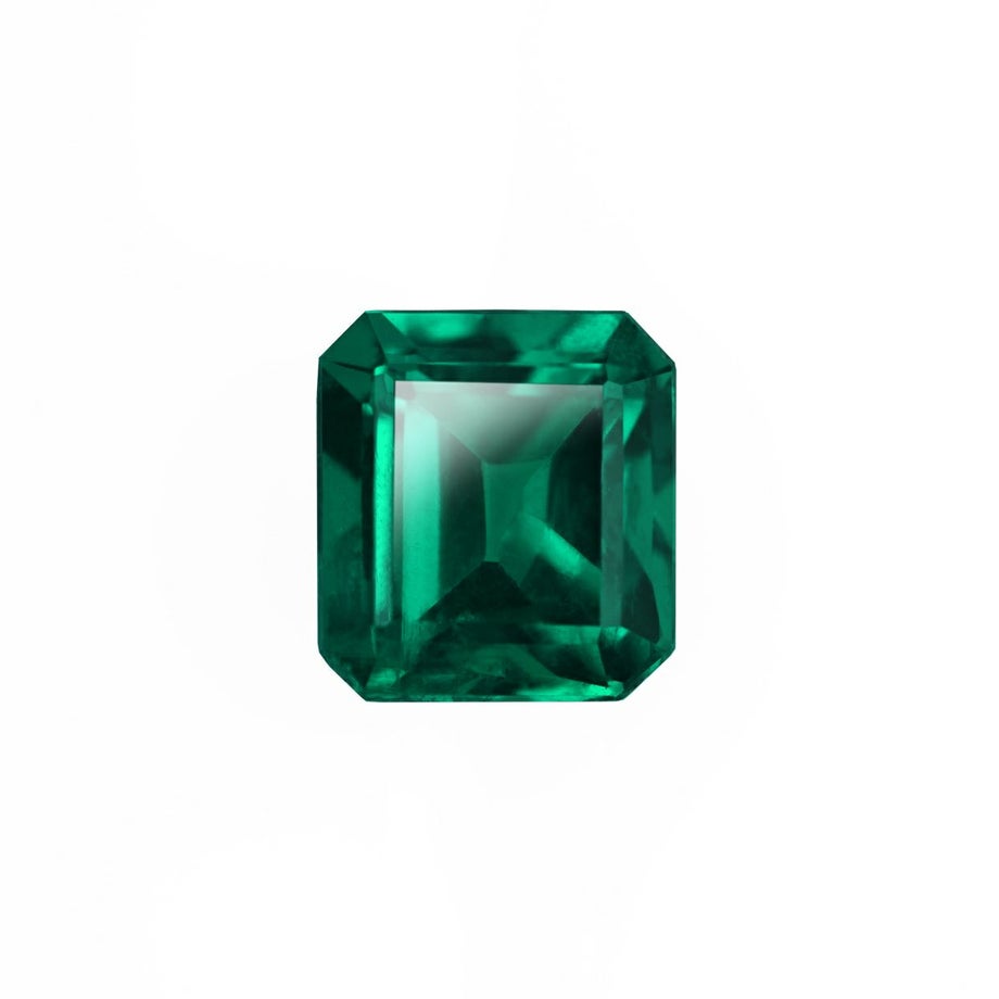 コロンビア産ムゾー鉱山無処理エメラルド(ノンオイル)0.40ct(GIA宝石鑑別書 GUBELIN宝石鑑別書付)