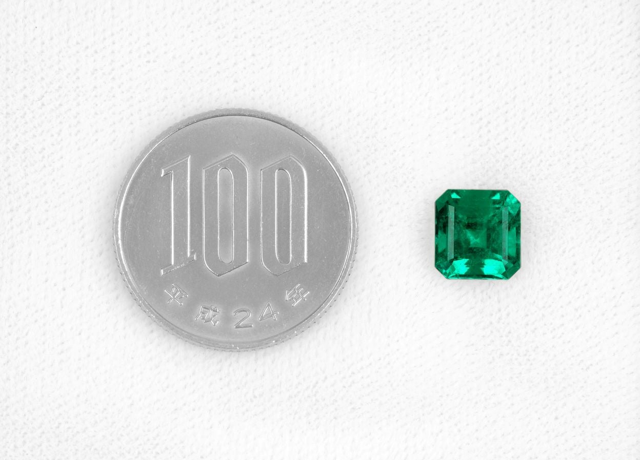 コロンビア産エメラルド2.41ct(中央宝石研究所宝石鑑別書付) | ユア