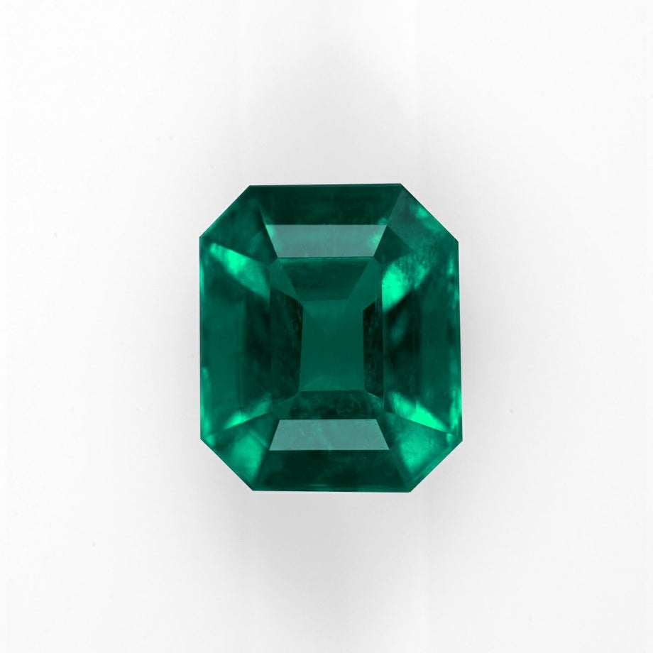 コロンビア産ムゾー鉱山無処理エメラルド(ノンオイル)0.75ct(GIA宝石鑑定書 GUBELIN宝石鑑別書付)