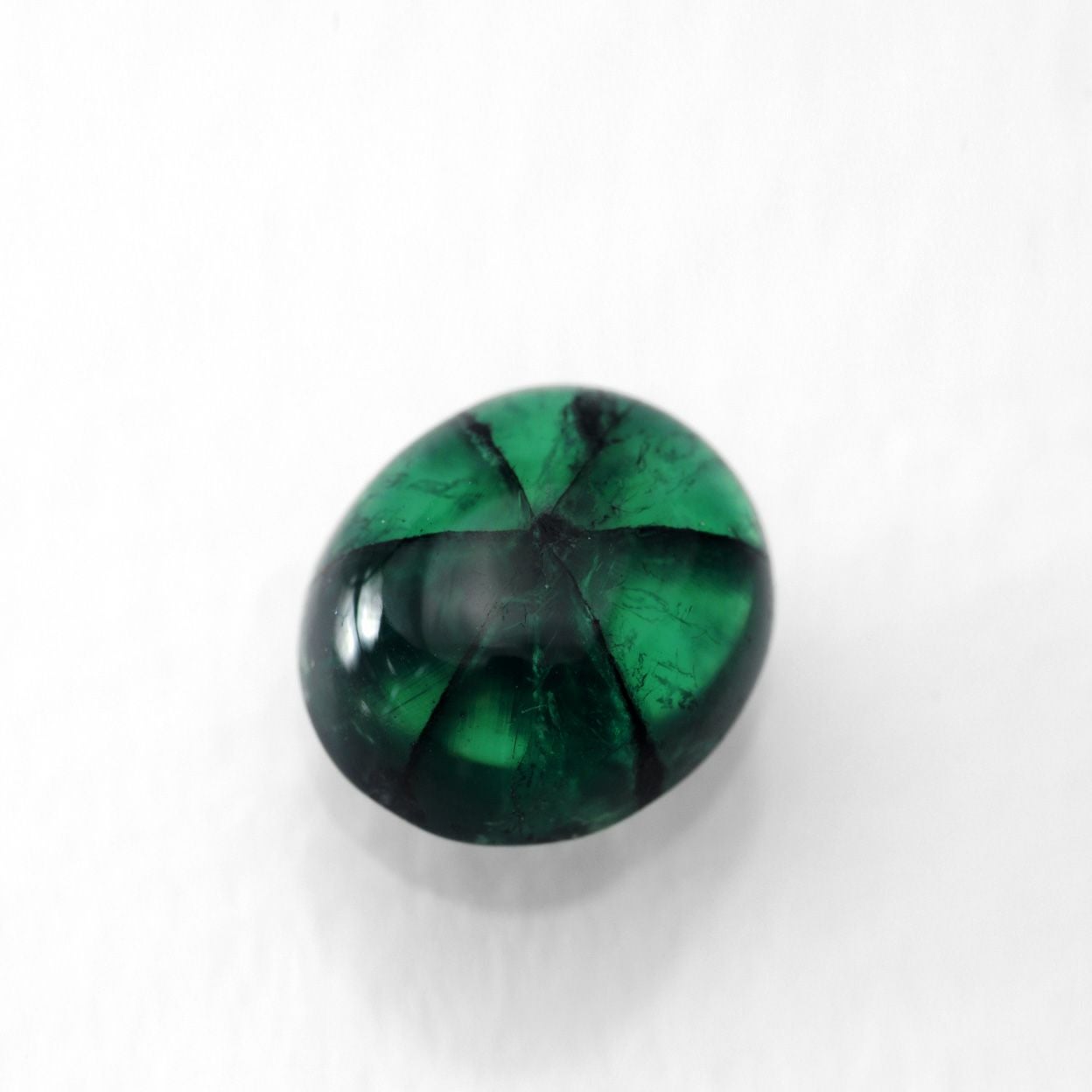 コロンビア産エメラルドトラピッチェ3.442ct(中央宝石研究所宝石鑑別