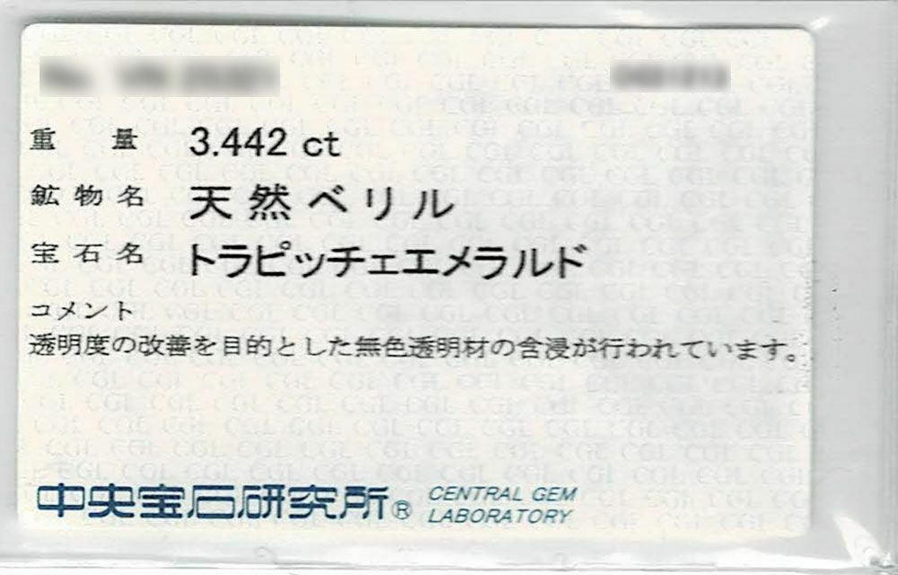 中央宝石研究所宝石鑑別ソーティング