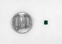 コロンビア産ムゾー鉱山無処理エメラルド(ノンオイル)0.32ct(GIA宝石鑑別書付)