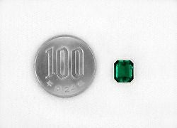 コロンビア産ムゾー鉱山エメラルド1.54ct(中央宝石研究所宝石鑑別書付)