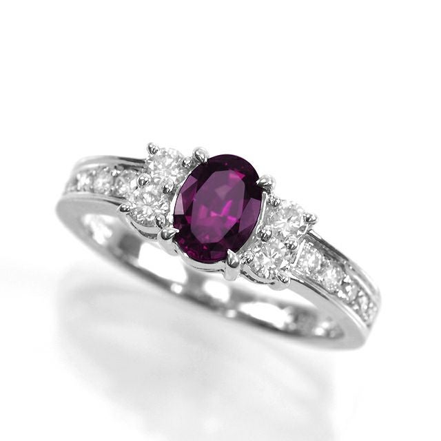 ブラジル産アレキサンドライト0.82ctプラチナリングダイヤ0.42ct付(GIA宝石鑑別書付)