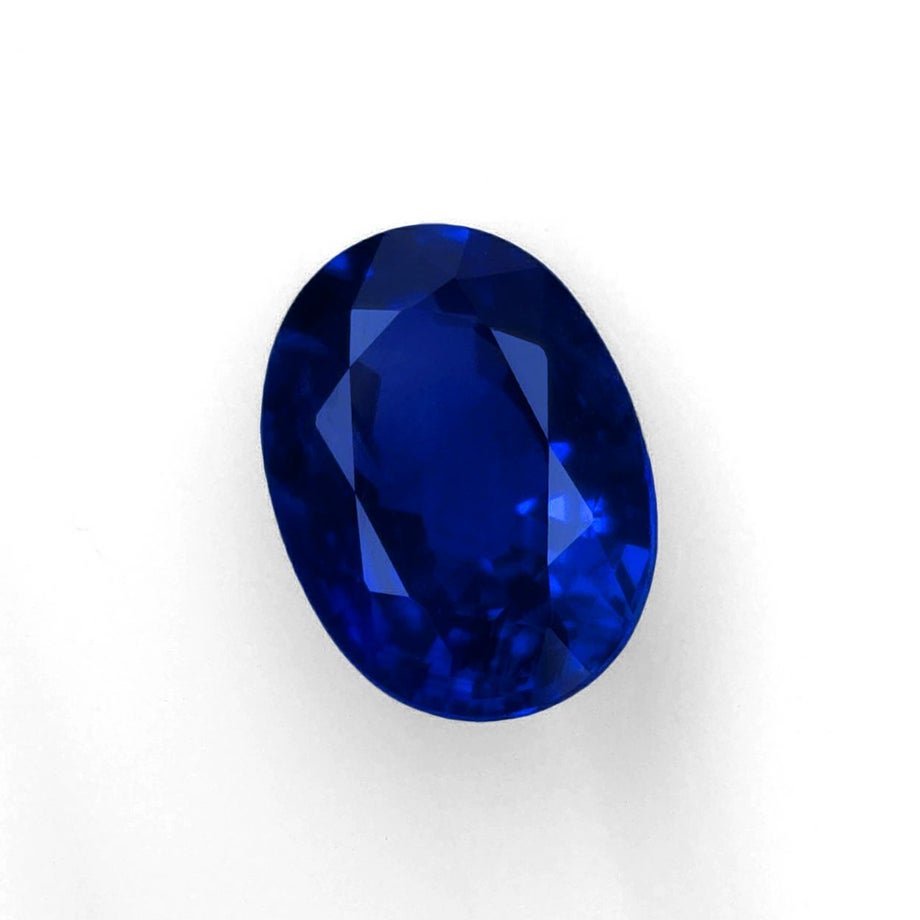 ミャンマー産非加熱ブルーサファイア2.56ct(SSEF宝石鑑別書 GRS宝石鑑別書付)