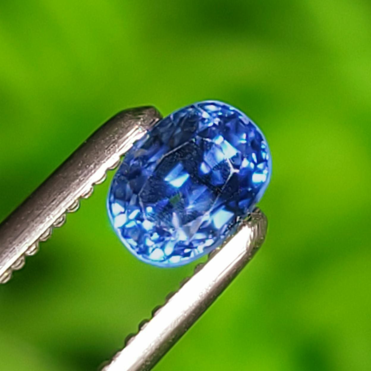 珍品！カシミールサファイアスライスa 非加熱カシミールサファイア0.42ct(GIA宝石鑑別書付) | ユアエメラルド