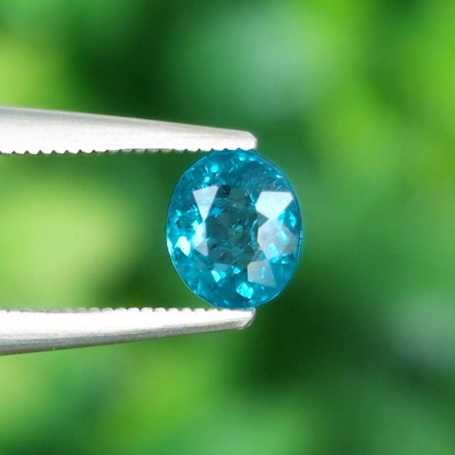 ブラジル産バターリャ鉱山パライバトルマリン0.411ct(中央宝石研究所宝石鑑別書 GRS宝石鑑別書 GIA宝石鑑別書付)