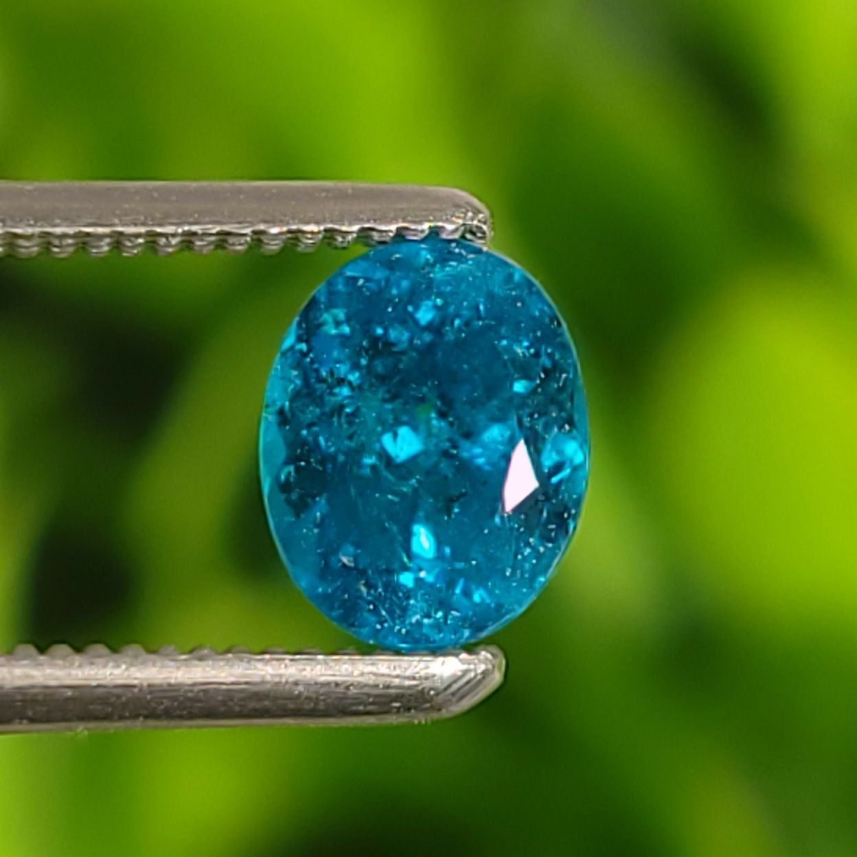 ブラジル産バターリャ鉱山パライバトルマリン0.652ctブラジル産バターリャ鉱山パライバトルマリン0.65ct(中央宝石研究所宝石鑑別書 GRS宝石鑑別書 GIA宝石鑑別書付)