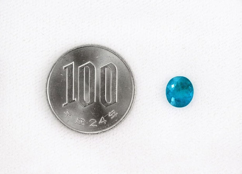 ブラジル産バターリャ鉱山パライバトルマリン1.216ct(中央宝石研究所宝石鑑別書 GRS宝石鑑別書付)