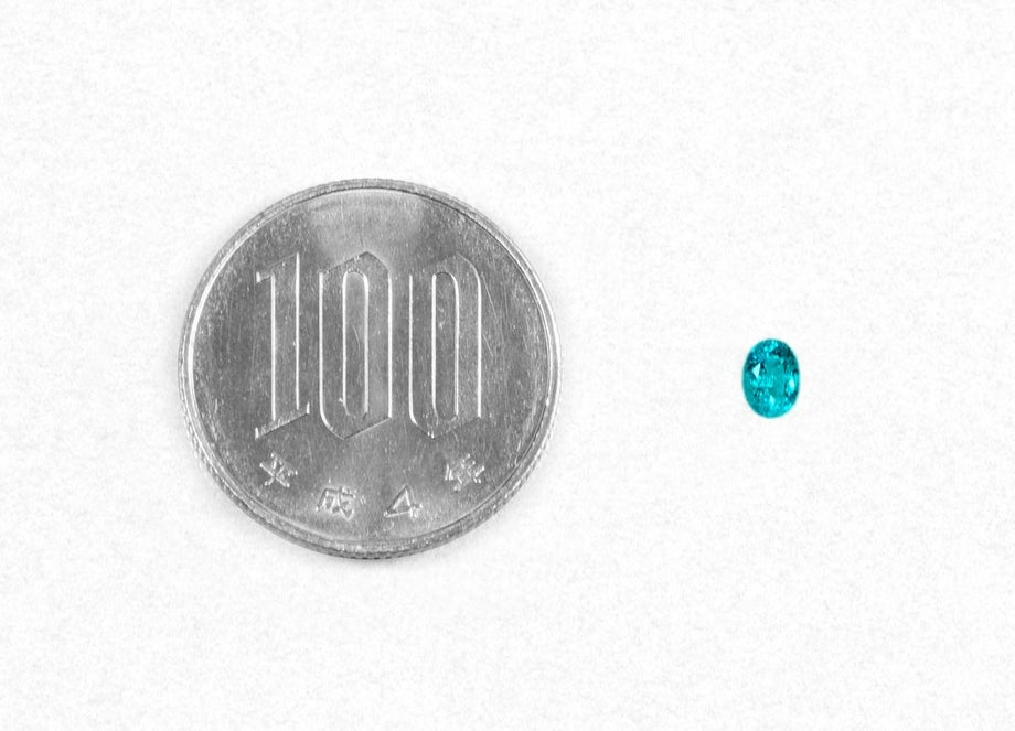 ブラジル産パライバトルマリン0.238ct(中央宝石研究所宝石鑑別書 GIA宝石鑑別書付)