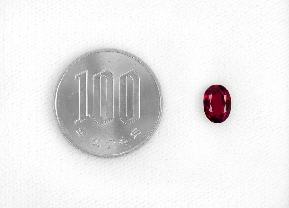 タイ産非加熱ルビー1.44ct(GRS宝石鑑別書付)