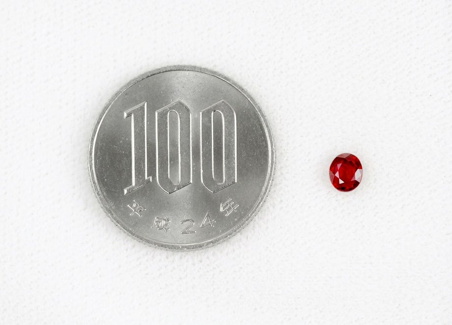 ミャンマー産非加熱ピジョンブラッドルビー0.53ct(GRS宝石鑑別書付)