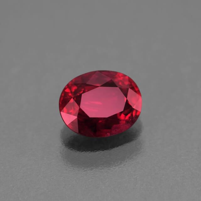 ミャンマー産非加熱ピジョンブラッドルビー0.59ct(GRS宝石鑑別書付)