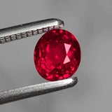 ミャンマー産非加熱ピジョンブラッドルビー0.59ct(GRS宝石鑑別書付