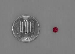 ミャンマー産非加熱ピジョンブラッドルビー0.63ct(GRS宝石鑑別書付)