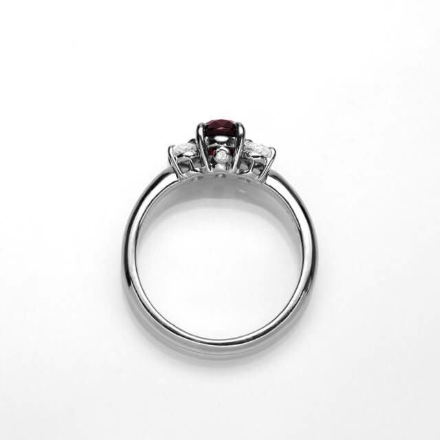 em140601 ルビー1.167ctプラチナリングダイヤ0.49ct付(中央宝石研究所宝石鑑別書付)