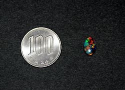 ブラックオパール1.43ct(中央宝石研究所宝石鑑別書付)