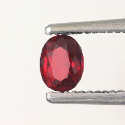 ミャンマー産非加熱ピジョンブラッドルビー0.42ct(GRS宝石鑑別書付)