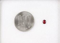 ミャンマー産非加熱ピジョンブラッドルビー0.42ct(GRS宝石鑑別書付)