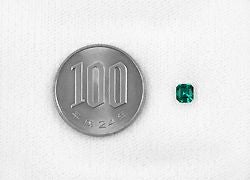 コロンビア産ムゾー鉱山無処理エメラルド(ノンオイル)0.36ct(GIA宝石鑑別書付)