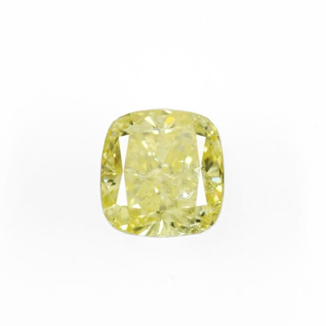 イエローダイヤモンド0.76ct FANCY YELLOW(中央宝石研究所ダイヤモンド鑑定書付）