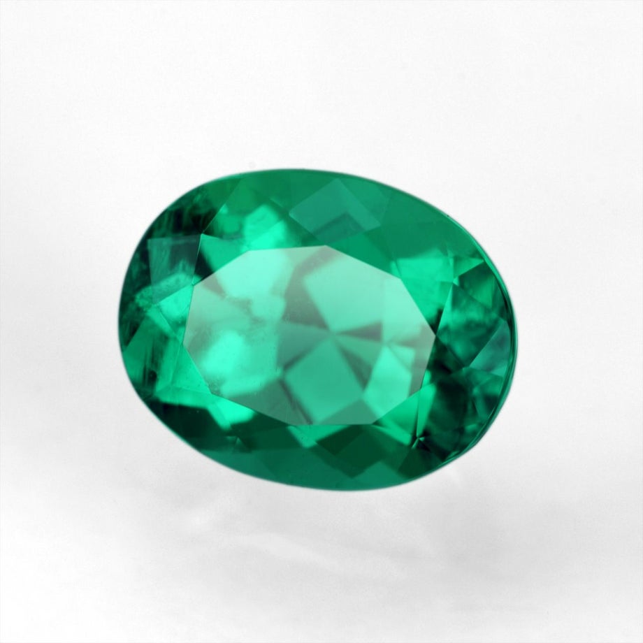 コロンビア産無処理エメラルド(ノンオイル)0.84ct(GUBELIN宝石鑑別書 GIA宝石鑑別書付)