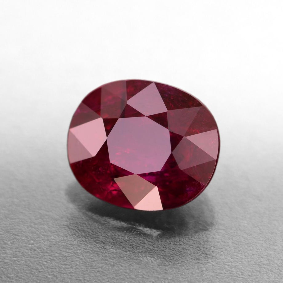 ミャンマー産非加熱ピジョンブラッドルビー1.08ct(GRS宝石鑑別書付)