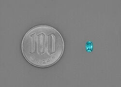 ブラジル産バターリャ鉱山パライバトルマリン0.38ct(GIA宝石鑑別書付)