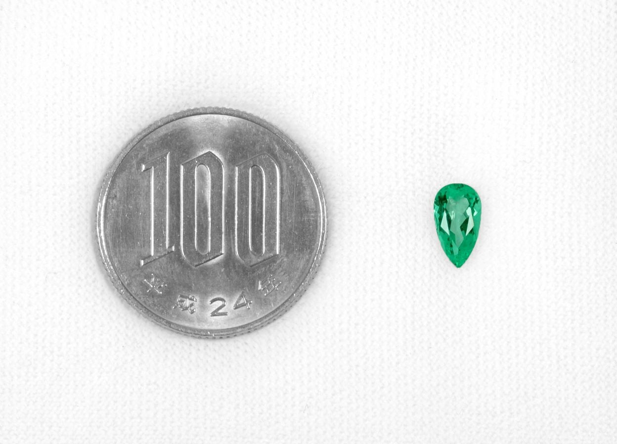 コロンビア産無処理エメラルド(ノンオイル)0.65ct(GIA宝石鑑別書付)