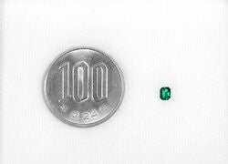 コロンビア産ムゾー鉱山無処理エメラルド(ノンオイル)0.18ct(GIA宝石鑑別書付)