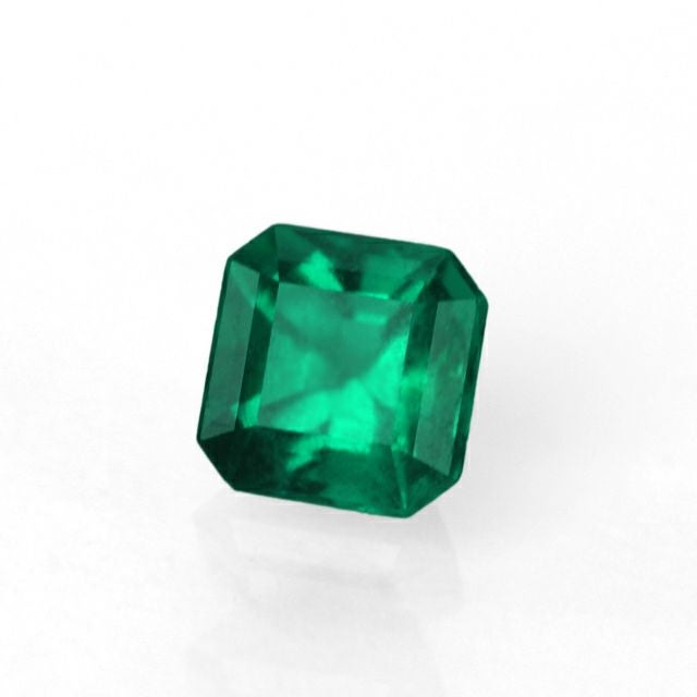 コロンビア産ムゾー鉱山エメラルド0.39ct(中央宝石研究所宝石鑑別書付)