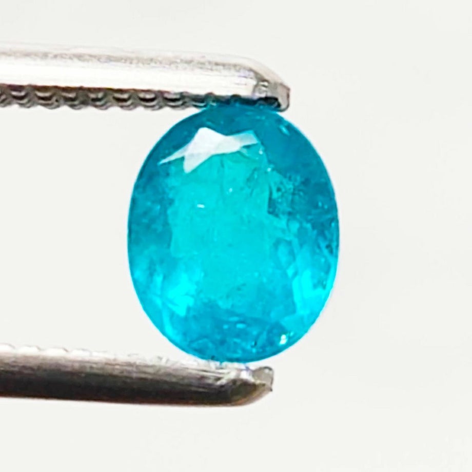 ブラジル産バターリャ鉱山パライバトルマリン0.373ct(中央宝石研究所宝石鑑別書 GRS宝石鑑別書付)