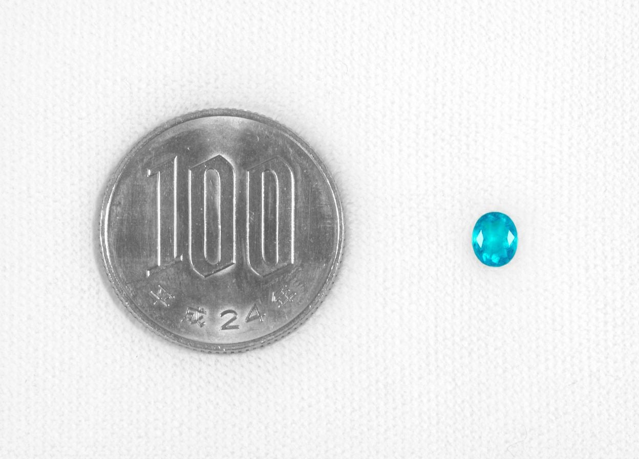 ブラジル産バターリャ鉱山パライバトルマリン0.373ct(中央宝石研究所