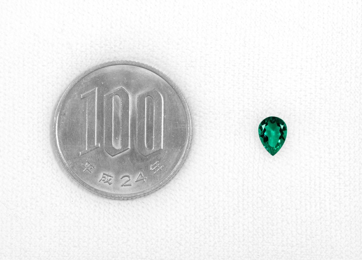 コロンビア産無処理エメラルド(ノンオイル)0.41ct(GIA宝石鑑別書付
