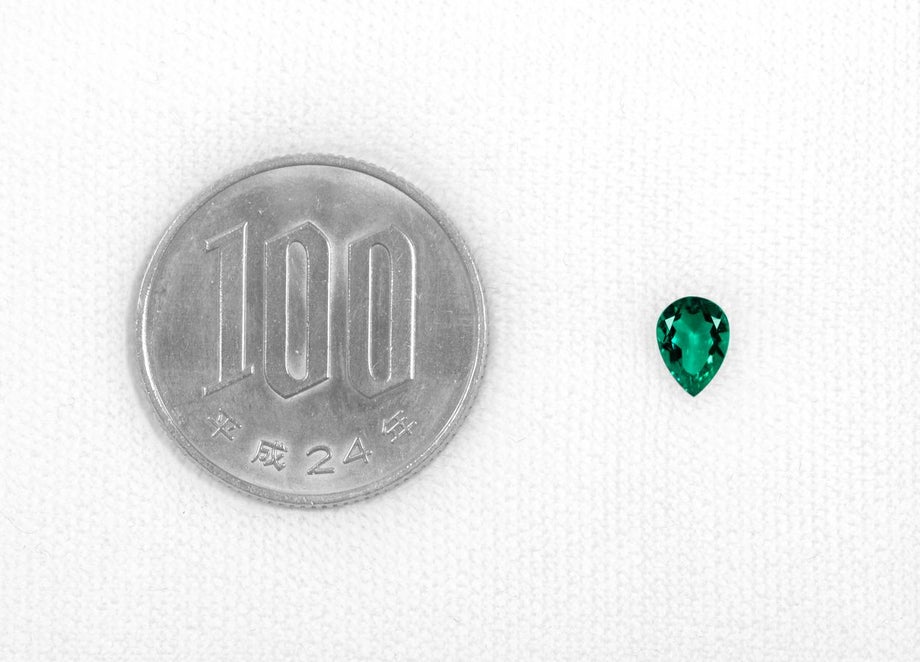 コロンビア産無処理エメラルド(ノンオイル)0.41ct(GIA宝石鑑別書付)
