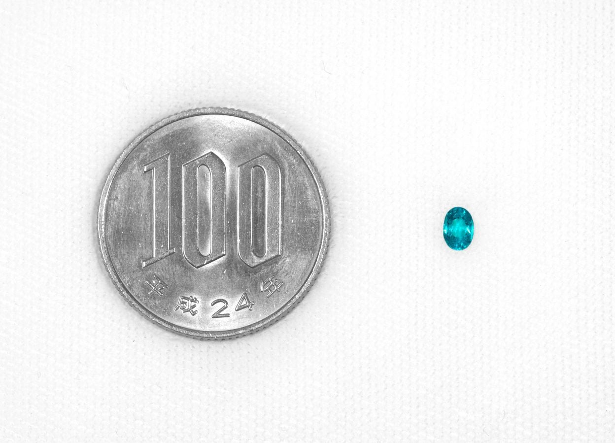 ブラジル産バターリャ鉱山パライバトルマリン0.178ct(中央宝石研究所