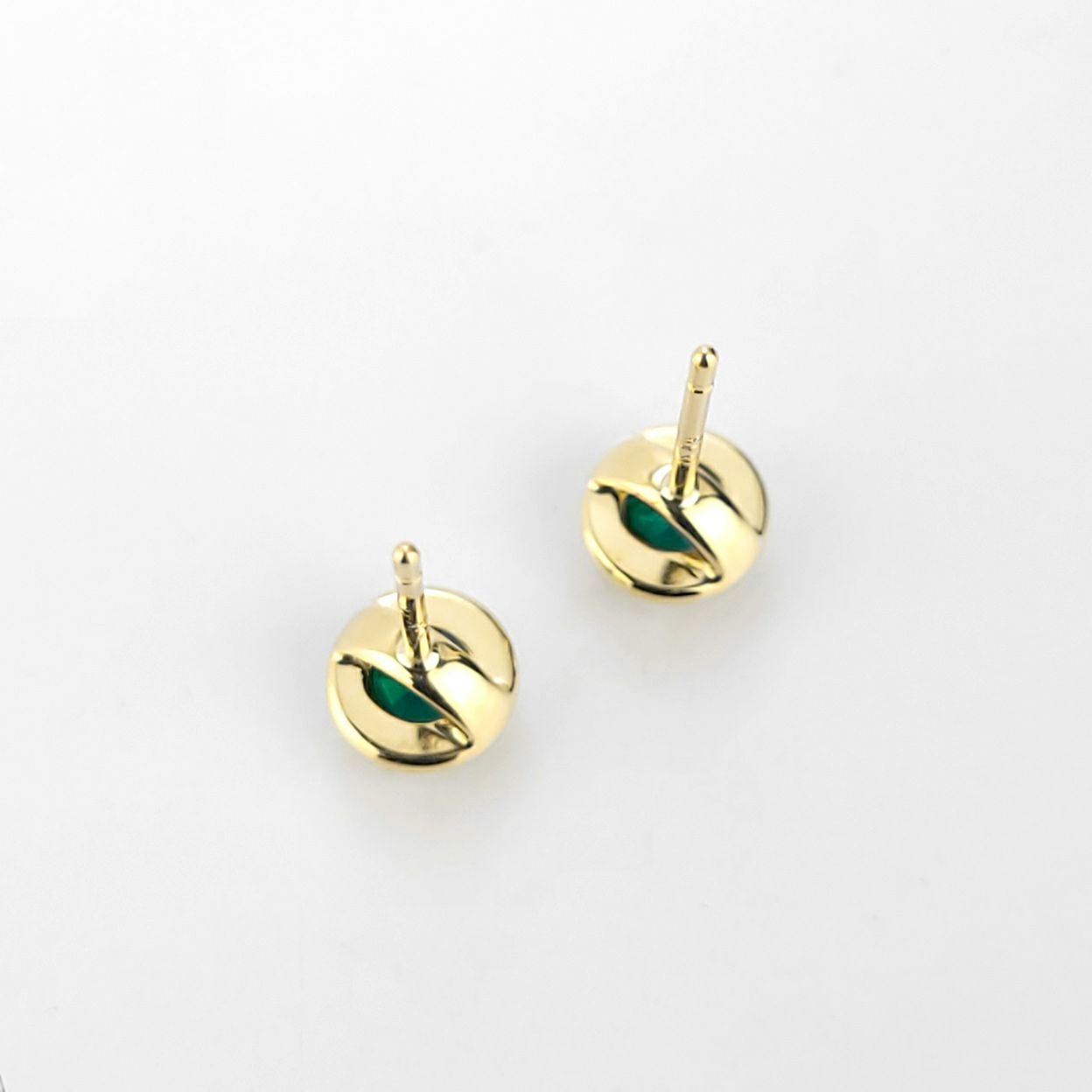 コロンビア産エメラルドK18ゴールドピアス | ユアエメラルド