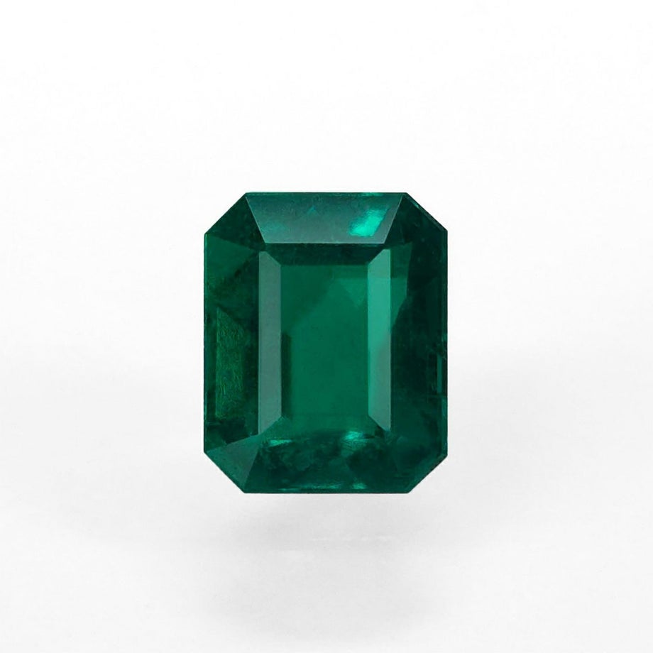 コロンビア産ムゾー鉱山無処理エメラルド(ノンオイル)0.85ct(GRS宝石鑑別書付)
