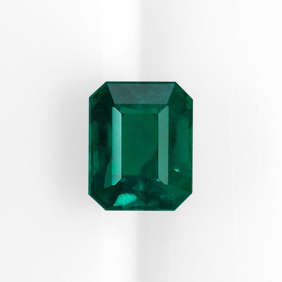 コロンビア産ムゾー鉱山無処理エメラルド(ノンオイル)0.85ct(GRS宝石鑑別書付)