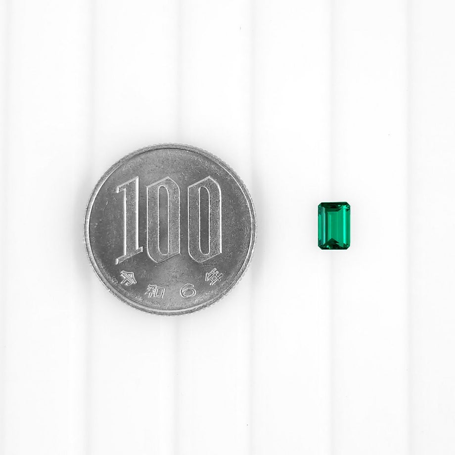  コロンビア産無処理エメラルド(ノンオイル)0.49ct(SSEF宝石鑑別書 GUBELIN宝石鑑別書付)