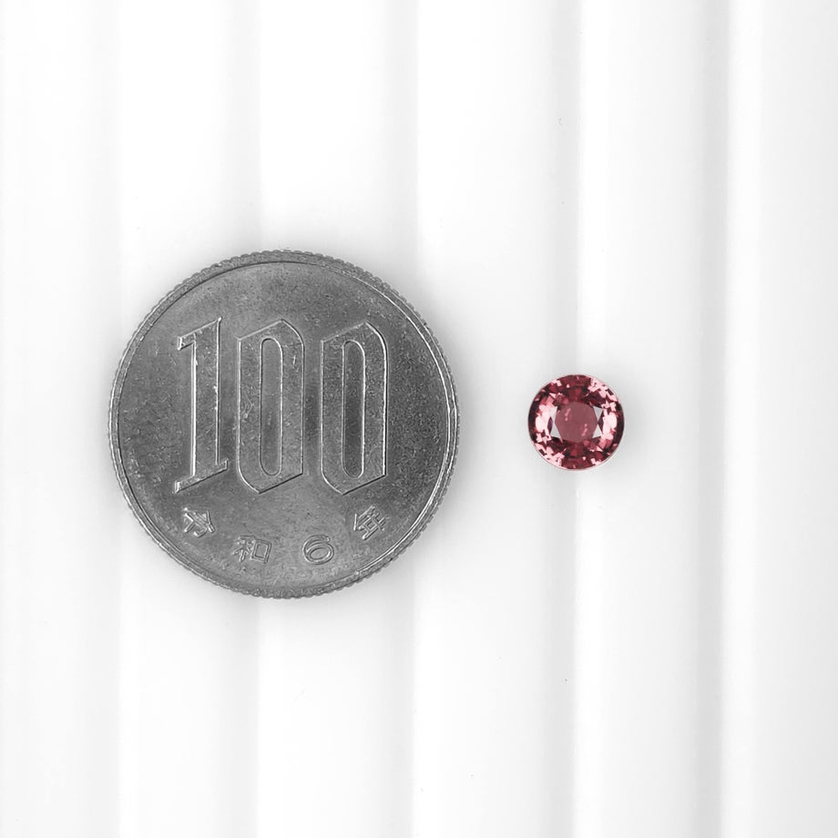 非加熱パパラチアサファイア1.06ct(GRS宝石鑑別書付)