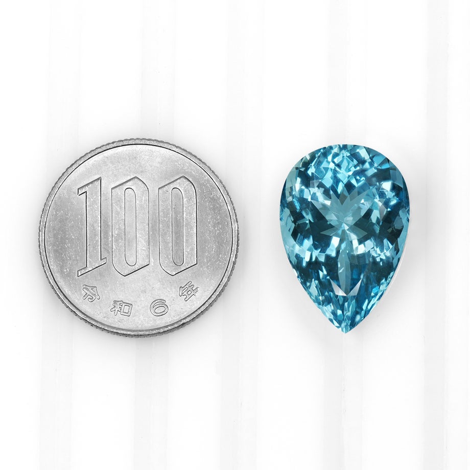 サンタマリアアフリカーナアクアマリン15.52ct(GIA宝石鑑別書付)